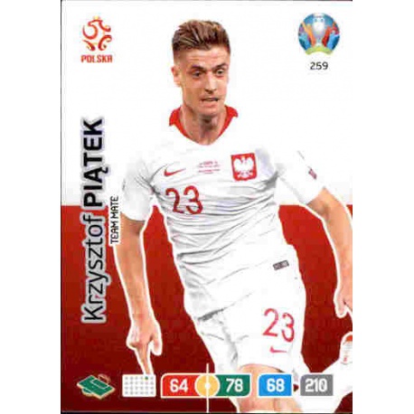 Krzysztof Piątek Poland 259 Adrenalyn XL Euro 2020