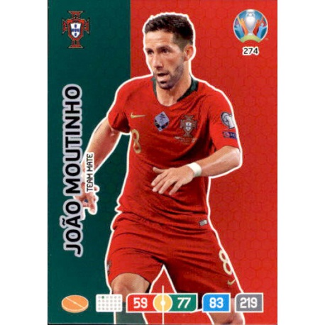 João Moutinho Portugal 274 Adrenalyn XL Euro 2020