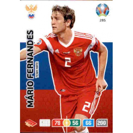 Mário Fernandes Russia 285 Adrenalyn XL Euro 2020