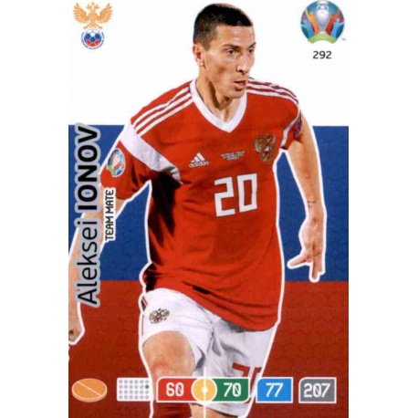 Aleksei Ionov Russia 292 Adrenalyn XL Euro 2020