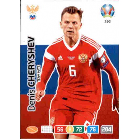 Denis Cheryshev Russia 293 Adrenalyn XL Euro 2020
