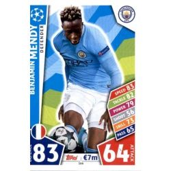 Benjamin Mendy Manchester City 166 Match Attax Champions 2017-18