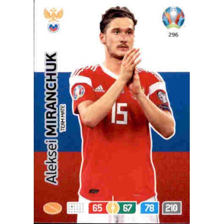 Aleksei Miranchuk Russia 296 Adrenalyn XL Euro 2020