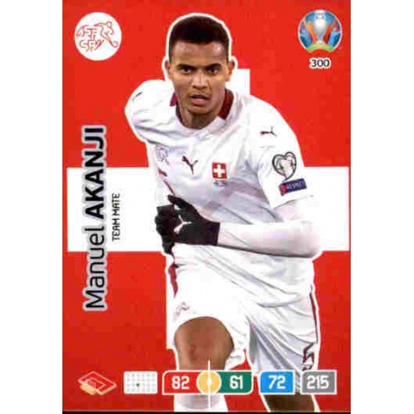 Manuel Akanki Switzerland 300 Adrenalyn XL Euro 2020