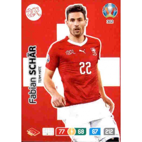 Fabian Schär Switzerland 302 Adrenalyn XL Euro 2020