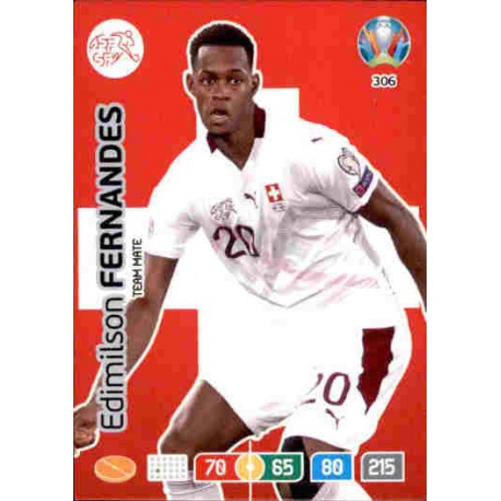 Edmilson Fernandes Switzerland 306 Adrenalyn XL Euro 2020