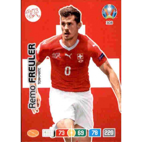 Remo Freuler Switzerland 308 Adrenalyn XL Euro 2020