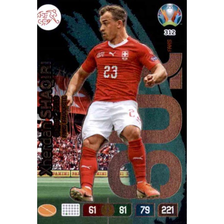 Xherdan Shaqiri Fans’ Favourite Switzerland 312 Adrenalyn XL Euro 2020