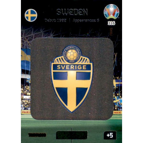 Team Logo Sweden 316 Adrenalyn XL Euro 2020