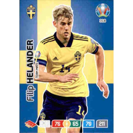 Filip Helander Sweden 318 Adrenalyn XL Euro 2020