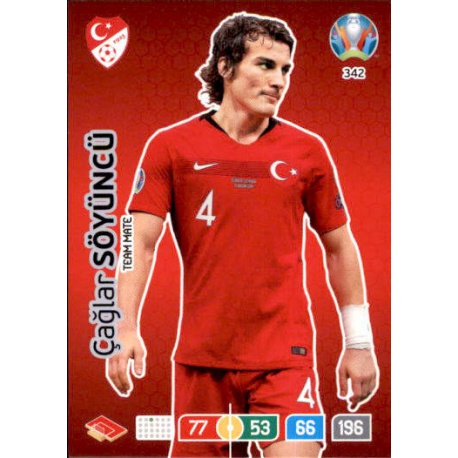 Çağlar Söyüncü Turkey 342 Adrenalyn XL Euro 2020