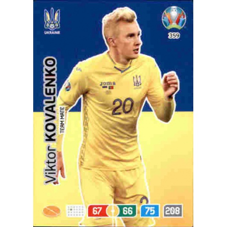 Viktor Kovalenko Ukraine 359 Adrenalyn XL Euro 2020