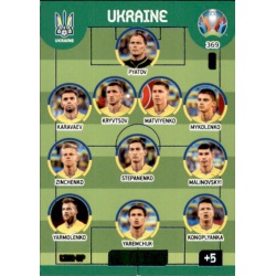 Line-Up Ukraine 369 Adrenalyn XL Euro 2020