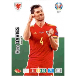 Ben Davies Wales 377 Adrenalyn XL Euro 2020