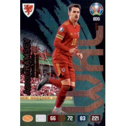 Aaron Ramsey Fans’ Favourite Wales 384 Adrenalyn XL Euro 2020