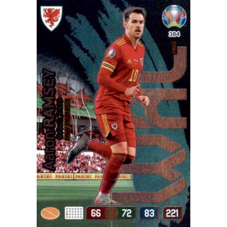 Aaron Ramsey Fans’ Favourite Wales 384 Adrenalyn XL Euro 2020