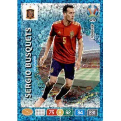 Sergio Busquets Key Player Spain 409 Adrenalyn XL Euro 2020