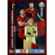 Courtois – Vertonghen – Alderweireld Multiple The Wall Belgium 433 Adrenalyn XL Euro 2020