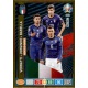 Verratti – Jorginho – Barella Multiple Midfield Engine Italy 444 Adrenalyn XL Euro 2020