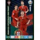 Silva – Cristiano Ronaldo – Fernandes Multiple Attacking Trio Portugal 450 Adrenalyn XL Euro 2020