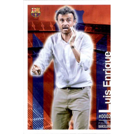 Luis Enrique Barcelona 2 Las Fichas Quiz Liga 2016 Official Quiz Game Collection