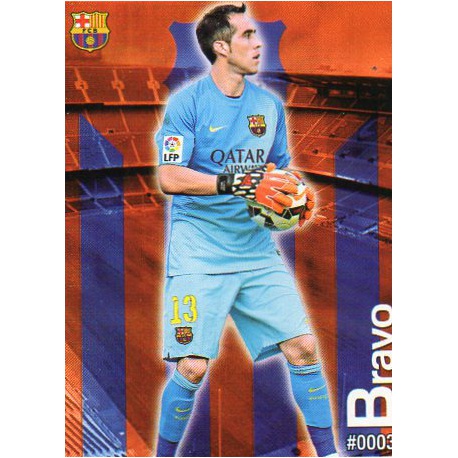 Claudio Bravo Barcelona 3 Las Fichas Quiz Liga 2016 Official Quiz Game Collection