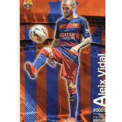 Aleix Vidal Barcelona 5 Las Fichas Quiz Liga 2016 Official Quiz Game Collection