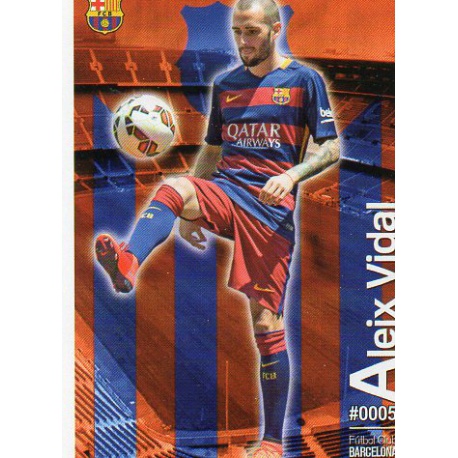 Aleix Vidal Barcelona 5 Las Fichas Quiz Liga 2016 Official Quiz Game Collection