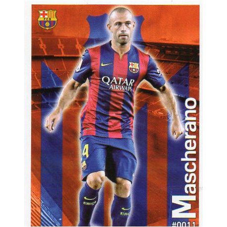 Mascherano Barcelona 11 Las Fichas Quiz Liga 2016 Official Quiz Game Collection