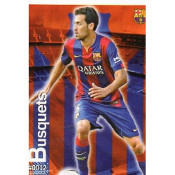 Sergio Busquets Barcelona 12 Las Fichas Quiz Liga 2016 Official Quiz Game Collection