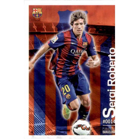 Sergi Roberto Barcelona 14 Las Fichas Quiz Liga 2016 Official Quiz Game Collection