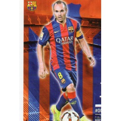 Andrés Iniesta Barcelona 16 Las Fichas Quiz Liga 2016 Official Quiz Game Collection