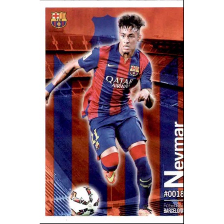 Neymar Barcelona 18 Las Fichas Quiz Liga 2016 Official Quiz Game Collection