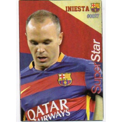 Iniesta Superstar Barcelona 27 Las Fichas Quiz Liga 2016 Official Quiz Game Collection