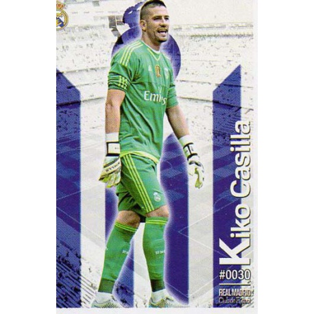 Kiko Casilla Real Madrid 30 Las Fichas Quiz Liga 2016 Official Quiz Game Collection