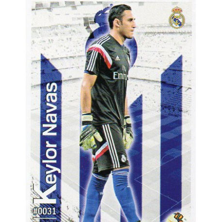 Keylor Navas Real Madrid 31 Las Fichas Quiz Liga 2016 Official Quiz Game Collection