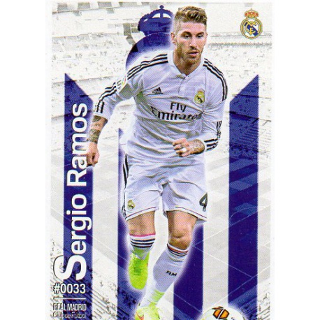 Sergio Ramos Real Madrid 33 Las Fichas Quiz Liga 2016 Official Quiz Game Collection