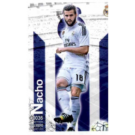Nacho Real Madrid 36 Las Fichas Quiz Liga 2016 Official Quiz Game Collection