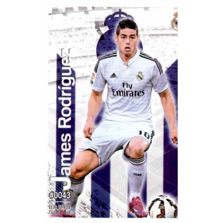 James Rodríguez Real Madrid 43 Las Fichas Quiz Liga 2016 Official Quiz Game Collection
