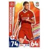 Jordan Henderson Liverpool 188 Match Attax Champions  2017-18