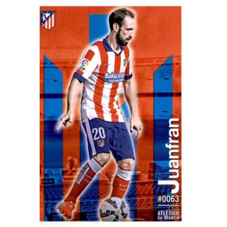 Juanfran Atlético Madrid 63 Las Fichas Quiz Liga 2016 Official Quiz Game Collection