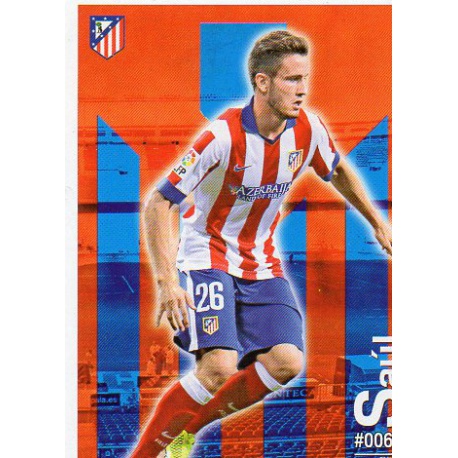 Saúl Atlético Madrid 65 Las Fichas Quiz Liga 2016 Official Quiz Game Collection