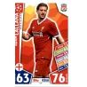 Adam Lallana Liverpool 190 Match Attax Champions  2017-18