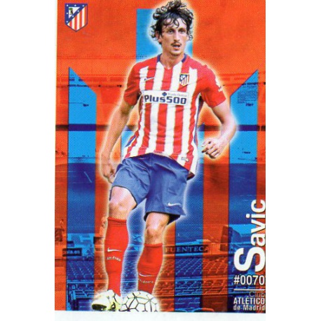 Savic Atlético Madrid 70 Las Fichas Quiz Liga 2016 Official Quiz Game Collection