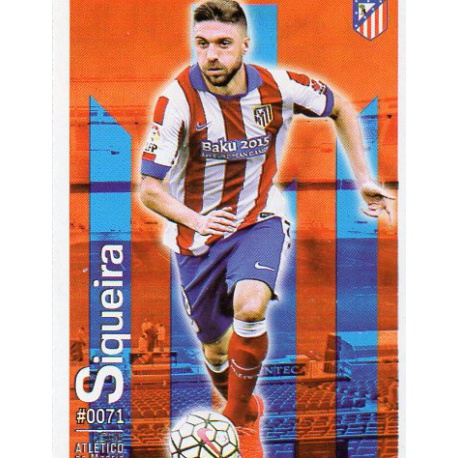 Siqueira Atlético Madrid 71 Las Fichas Quiz Liga 2016 Official Quiz Game Collection
