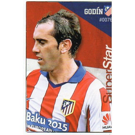 Godin Superstar Atlético Madrid 76 Las Fichas Quiz Liga 2016 Official Quiz Game Collection