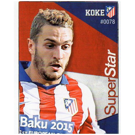 Koke Superstar Atlético Madrid 78 Las Fichas Quiz Liga 2016 Official Quiz Game Collection