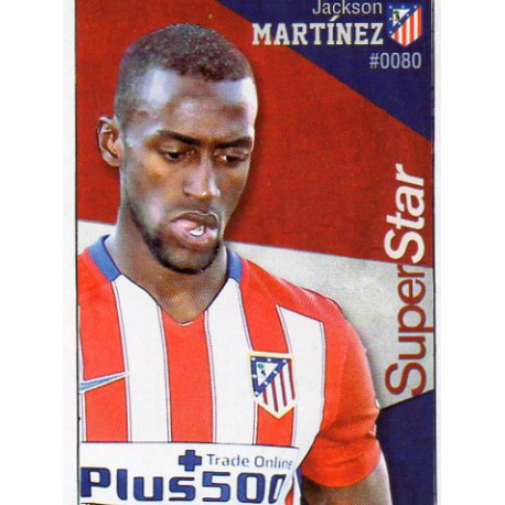 Jackson Martínez Superstar Atlético Madrid 80 Las Fichas Quiz Liga 2016 Official Quiz Game Collection