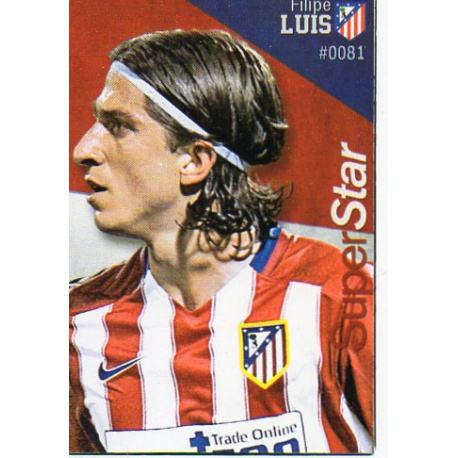 Filipe Luis Superstar Atlético Madrid 81 Las Fichas Quiz Liga 2016 Official Quiz Game Collection
