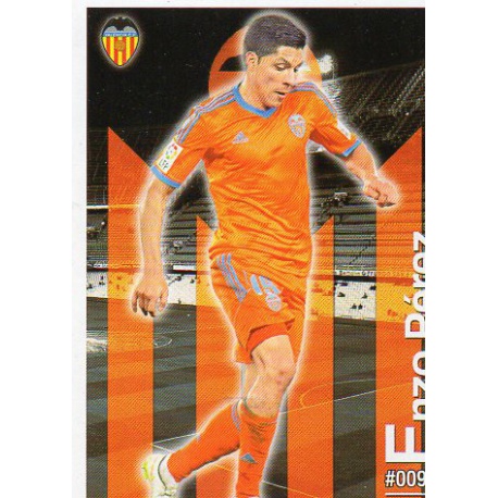 Enzo Pérez Valencia 94 Las Fichas Quiz Liga 2016 Official Quiz Game Collection